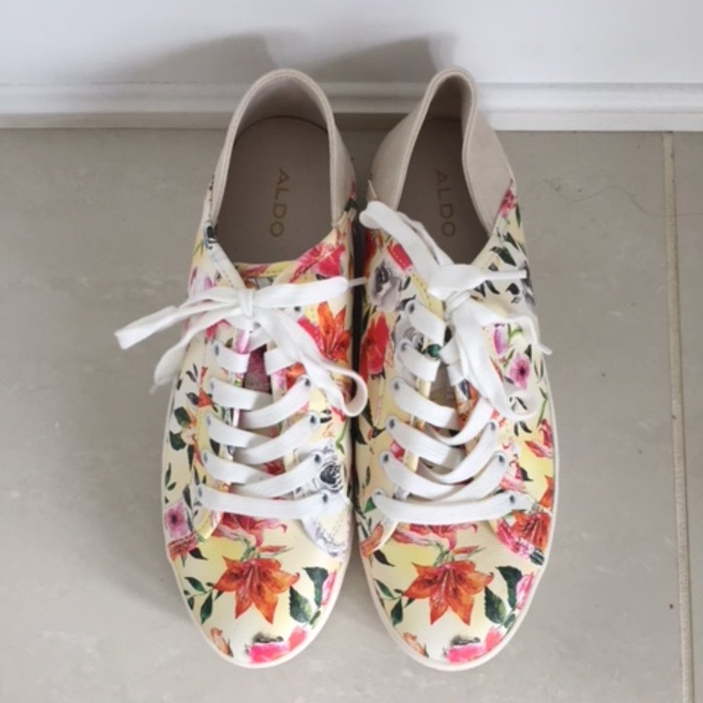 Floral Aldo Sneakers-unworn